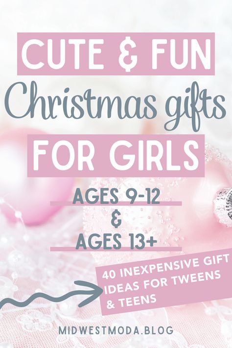 Christmas Gifts for Girls: Holiday Shopping Made Easy Christmas Gifts For Preteen Girls Ideas, Diy Xmas Gifts For Family, Craft Ideas For Teenagers, Ideas With Pine Cones, Teenage Girl Christmas Gifts, Expensive Gift Ideas, Jenga Blocks Diy, Girl Christmas Gifts, Budget Friendly Christmas Gifts