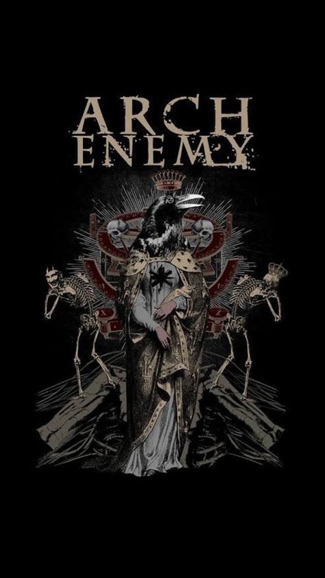 Enemy Wallpaper, Shirt Sketch, Goth Music, Arch Enemy, Dark Art Illustrations, I Wallpaper, My Favorite Music, Ipad Wallpaper, Anton