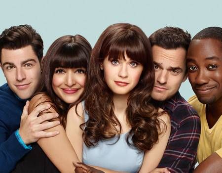 New Girl Poster, New Girl Series, New Girl Tv Show, Nick And Jess, Jake Johnson, Netflix Tv Shows, Best Love Stories, Girl Posters, Zooey Deschanel