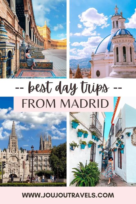 From Seville to Toledo, read on for the 10 best day trips from Madrid, Spain and why they are worth visiting. Easy day trips from madrid. best places to visit near madrid. Day Trip From Madrid, Day Trips From Madrid Spain, Madrid Day Trips, What To Do In Madrid Spain, Day Trips From Madrid, Great Mosque Of Córdoba, Spain Pictures, Travel 2025, Madrid Spain Travel