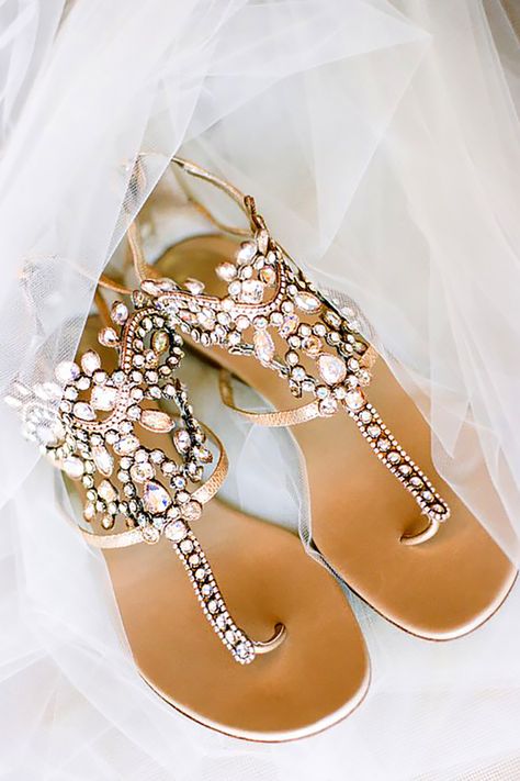 Comfortable Wedding Shoes That Are Oh-So-Stylish ❤ See more: http://www.weddingforward.com/comfortable-wedding-shoes/ #weddings Wedding Shoes Sandals, Hak Tinggi, Beach Wedding Shoes, Wedding Shoes Comfortable, Wedding Shoes Flats, Bridal Sandals, Wedding Flats, Beautiful Sandals, Wedding Sandals