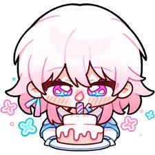 Sticker Maker - Honkai: Star Rail - march seven Honkai Star Rail Icon Sticker, Honkai Emotes, Hsr Chibi, Honkai Icons, Picrew Links, Honkai Starrail, March 7th, Sticker Maker, Honkai Impact