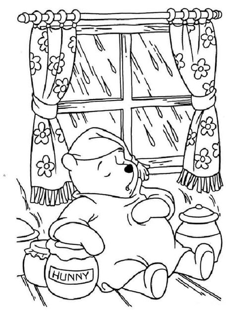 Disney Coloring Sheets, Bear Coloring Pages, Adult Colouring Pages, Disney Colors, Cartoon Coloring Pages, Disney Coloring Pages, Pooh Bear, Coloring Pages To Print, Coloring Book Art