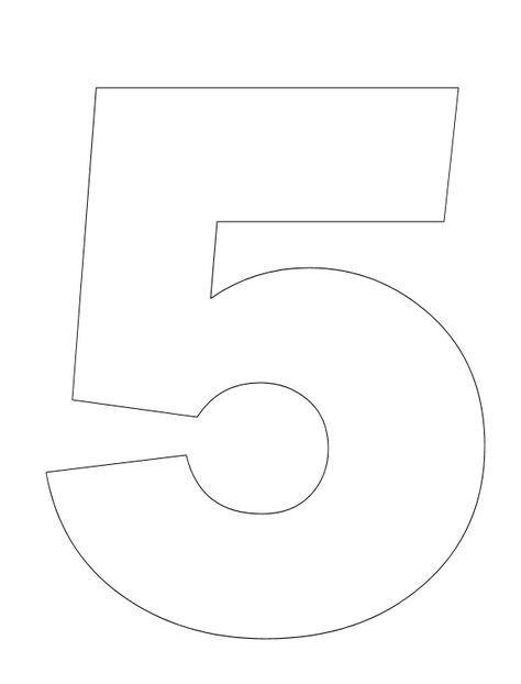 Number Pictures to Color: Number 5 Coloring Page Printable Coloring Pages For Adults, Number Pictures, Pictures To Color, Free Printable Numbers, Star Coloring Pages, Hundreds Chart, Cake Templates, Number Stencils, Chanel No 5