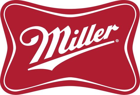 1855, Miller, Chicago Illinois US #MillerBeer #Miller (L645) Brewery Logo Design, Beer Cartoon, Brewery Logo, Frat Coolers, Woodworking Store, Miller High Life, Logo Design Collection, Woodworking Logo, Alcoholic Beverage