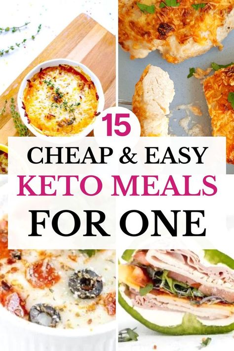 Easy Keto Meals For One, Low Carb Meals For One, Keto Meals For One, Cheap Low Carb Meals, Cheap Low Carb, Budget Keto, Cheap Keto Meals, Meals To Try, Quick Keto Meals