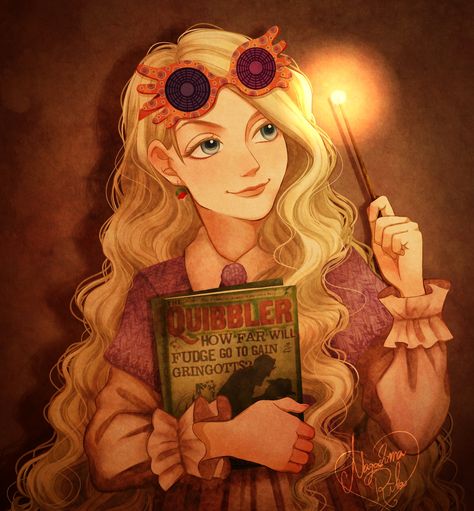 Luna Lovegood, minha personagem preferida Fanart Harry Potter, Meme Harry Potter, Film Harry Potter, Citate Harry Potter, Art Harry Potter, Glume Harry Potter, Harry Potter Luna Lovegood, Harry Potter Illustrations, Buku Harry Potter