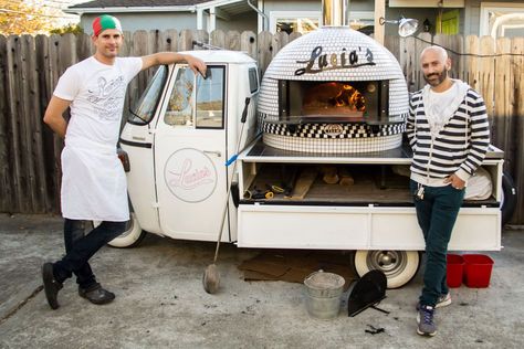 Old School Pizza, Mobile Pizza Oven, Pizza Station, Pizza Vans, Pizza Food Truck, Pizza Truck, Neapolitan Pizza, Brick Oven Pizza, Food Truck Business