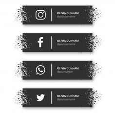 Modern social media banner Free Vector | Premium Vector #Freepik #vector #banner #facebook #social-media #mobile Business Card Layout Design, Next Logo Design, यूट्यूब ल��ोगो, Inmobiliaria Ideas, Whatsapp Logo, Business Cards Layout, Logo Instagram, Youtube Banner Design, Youtube Banner Template