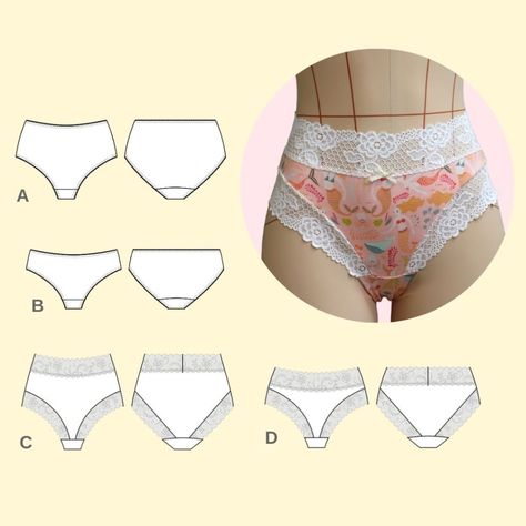 Stella – Sirena Elite Panty Sewing, Sewing Bras, Diy Bra, Sewing Lingerie, Sewing Instructions, Make Your Own Clothes, Bra Pattern, Diy Sewing Clothes, Sewing Lessons