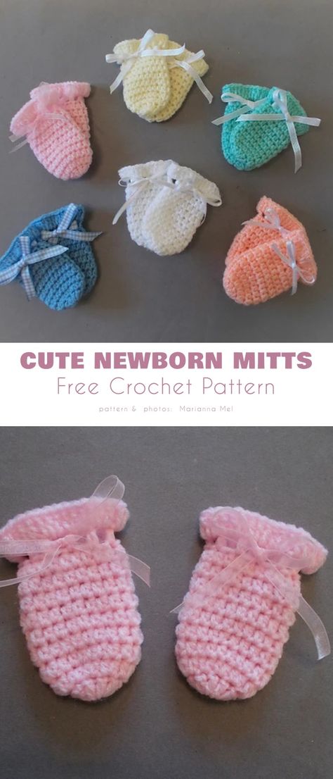 Newborn Mittens Crochet Pattern, Crochet Newborn Mittens Free Pattern, Crochet Newborn Mittens, Baby Mittens Crochet Pattern Free, Crochet Baby Mittens Free Pattern, Baby Mittens Pattern, Crochet Baby Mittens, Mittens Crochet, Crochet Mittens Free Pattern