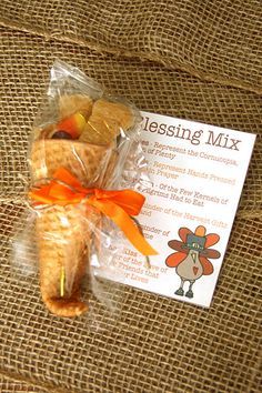 Thanksgiving Desserts Cornucopia, Cornucopia Snack For Kids, Cornucopia Candy Favors, Blessing Mix Thanksgiving, Kindergarten Friendsgiving Ideas, Blessings Mix Recipe, Friendsgiving For Preschool, Thanksgiving Friendship Snack, Thanksgiving Classroom Snacks