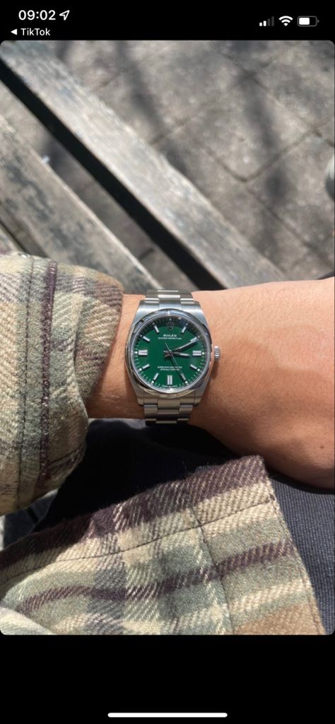 Rolex Date Just, Rolex Date, Rolex, Green