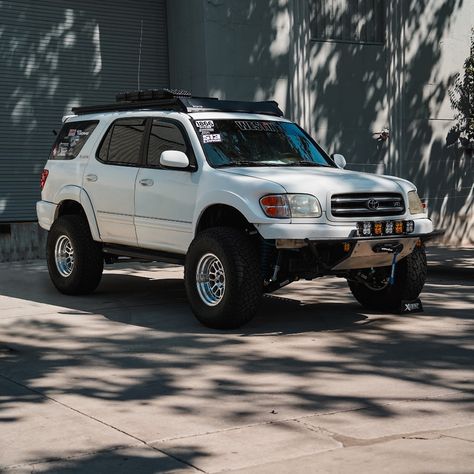 Expo finds 👀 1st gen sequoia on Machined R35 Ramblers with a -38 offset 🔥 

R35 Rambler [-38 offset] 6x139.7 in a machined clear finish is back in stock in limited quantities. Order now! 

#reikawheels #toyota #sequoia #offroad #wheels Sequoia Overland Build, Lifted Sequoia, 1st Gen Sequoia, Offroad Wheels, Toyota Sequoia, Toyota Tundra, Back In Stock, Order Now, Crossover