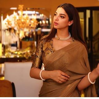 Soniya Hussain, Sonya Hussain, Sonya Hussyn, Gold Saree, Famous Youtubers, Necklace Top, Antique Jewelry Indian, Traditional Indian Outfits, Desi Clothes