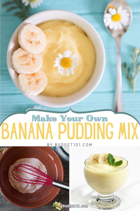 Whip up the ultimate comfort dessert with our homemade banana pudding mix recipe! 🍌🥄 Learn how to create this creamy, dreamy treat right in your kitchen. Perfect for quick snacks or elegant desserts, our guide shows you the easy steps to prepare a delicious mix that's ready whenever you crave it. Get ready to impress your family and friends with this foolproof recipe. 🍰💛 Banana Pudding Mix Uses, Diy Pudding Powder, Dry Pudding Mix Recipes, Instant Pudding Mix Diy, Pudding Mix Recipes, Homemade Pudding Recipe, Gift Mixes, Instant Banana Pudding, Saving Methods