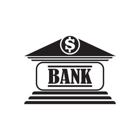 Bank Icon, Bank Logo, Banks Icon, Banks Logo, The Bank, Vector Logo, Vector Design, Vector Art, Vector Free