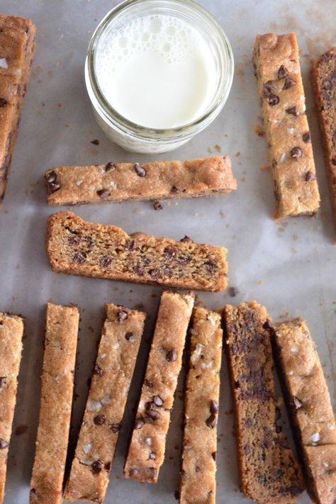 Chocolate Chip Cookie Sticks | mountainmamacooks.com Cookie Recipe Chocolate Chip, High Altitude Baking, Cinnamon Granola, Cookie Sticks, Basic Cookies, Mountain Mama, Holiday Cookie Recipes, Cookie Crumbs, Holiday Cookie