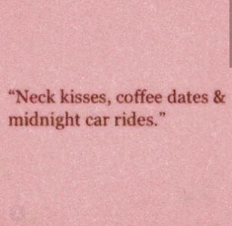 The Words, Dates, Coffee, Pink