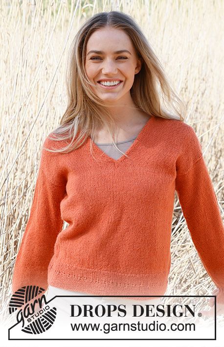 Pull Orange, Jumper Knitting Pattern, Basic Cardigan, Knitting Women Cardigan, Knit Bottom, Striped Hoodie, Simplicity Patterns, Sweater Knitting Patterns, Stockinette Stitch