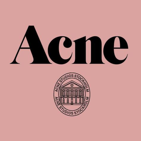 Acne Studios Branding, College Shirt Diy, Acne Logo, Acne Brand, Tods Bag, Acne Studio, College Shirts, Studio Logo, Glam Wedding