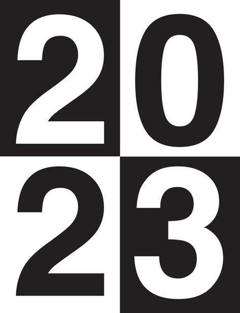 Set of 2023 Happy New Year logo text design. 2023 number design template. Collection of 2023 Happy New Year symbols. Vector illustration with black labels isolated on white background. 2023 Number Design Fonts, 2024 Number Design Fonts, 2023 Lettering Design Numbers, 2024 Number Design Aesthetic, 2023 Number Design, Logo Text Design, Happy New Year Logo, 2023 Text, New Year Logo