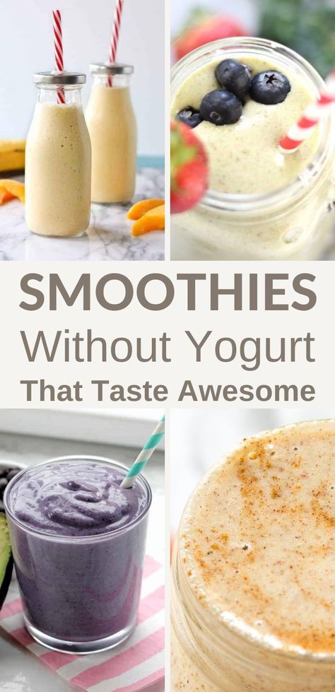 Smoothie Recipes Without Yogurt, Non Dairy Smoothie, Smoothie Without Milk, Creamsicle Mimosa, Frozen Fruit Smoothie Recipes, Milk Smoothie Recipes, Smoothie Without Yogurt, Frozen Fruit Smoothie, Free Smoothie Recipes