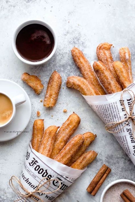 Gluten Free Churros, Homemade Churros Recipe, Homemade Churros, Chocolate Dipping Sauce, Churros Recipe, Vegan Mexican Recipes, Recipe Gluten Free, Simply Quinoa, Vegan Mexican