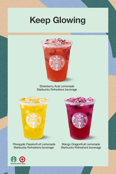 Enjoy bright & fruity drinks with a lemonade twist at Starbucks Café. With flavors that you’ll love, these are the perfect fruity pick-me-up drinks. Starbucks Drinks To Try Refreshers Lemonade, How To Make Starbucks Summer Berry Refresher, Summer Berry Lemonade Starbucks Recipe, Starbucks Drinks With Peach Juice, Best Iced Teas From Starbucks, Avocado Recipes Healthy, Starbucks Secret Menu Recipes, Pizza Design, Starbucks Secret Menu