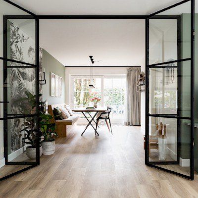 Loft Designs, Scandinavian Interior Design, Interior Modern, Luxury Homes Interior, Scandinavian Decor, Style At Home, Scandinavian Interior, Interior Door, Glass Doors