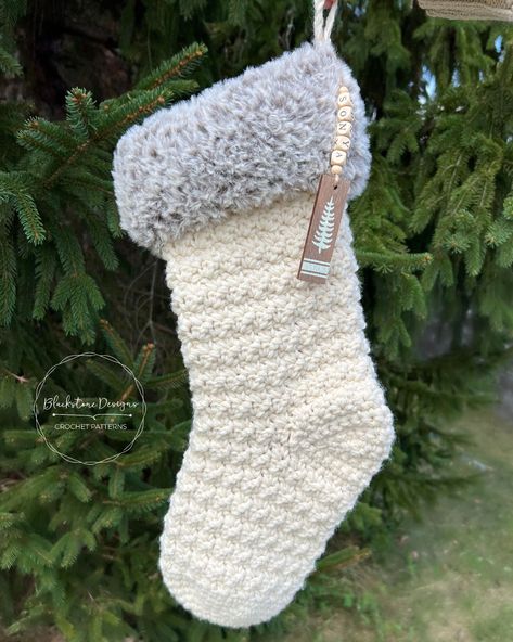 Crochet Stocking Pattern Free, Christmas Stocking Patterns, Christmas Stocking Crochet, Stocking Pattern Free, Modern Christmas Stocking, Stocking Crochet, Stocking Patterns, Crochet Christmas Stocking Pattern, Crochet Stocking