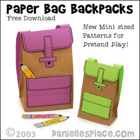 Find 15 back to school crafts kids will love. These crafts are perfect as summer comes to and end and we approach a new school year! Back To School Crafts For Kids, School Donations, School Objects, Craft For Children, Backpack Craft, Paper Bag Crafts, Back To School Art, School Paper, Back To School Crafts