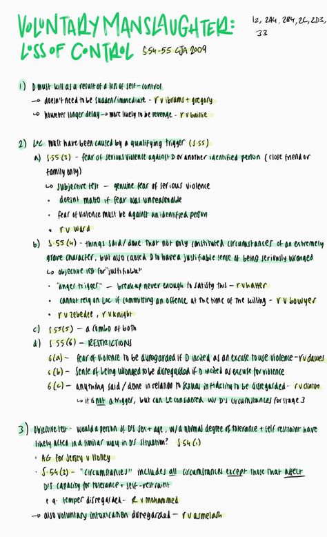 Law OCR A Level revision paper 1 criminal loss of control A Level Law Revision, A Level Law Notes, Law A Level, A Level Law, Law School Organization, A Level Revision, Lawyer Life, Personal Sovereignty, Loss Of Control