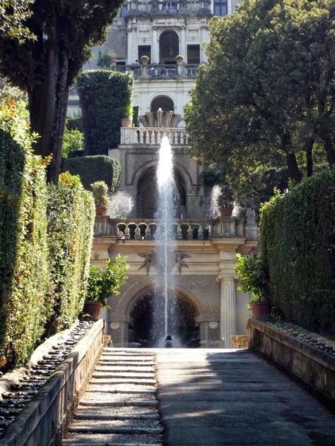 Este Aesthetic, Villa Deste, Villa Italia, Money Aesthetics, Italian Gardens, Italian Garden, The Fountain, Mediterranean Style, Italy Travel