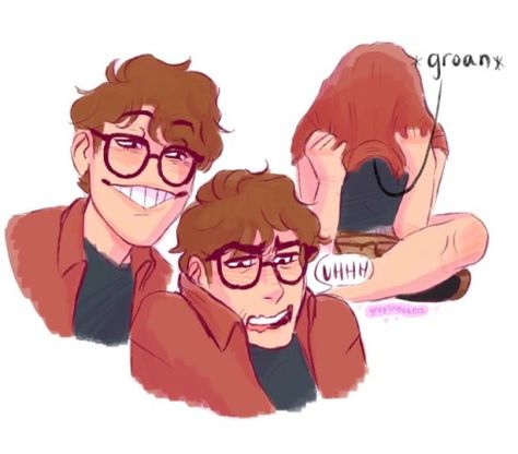 Jared Kleinman is the best lol Dear Evan Hansen Fanart, Jared Kleinman, George Salazar, Dear Even Hansen, Will Roland, Be More Chill Musical, Be More Chill, Evan Hansen, Musical Plays