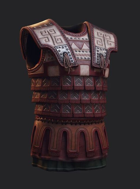 Armor Drawings, Roman Armor, Armor Clothing, Ancient Armor, Greek Warrior, Terracotta Warriors, Ancient Warfare, Weta Workshop, Leather Armor