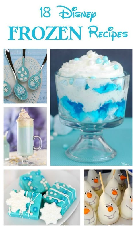 If your child is a Disney FROZEN fan, then check out these 18 Disney FROZEN Recipes which are perfect for a FROZEN movie night or a FROZEN birthday party. - 18 Disney's FROZEN Recipes on Sugar, Spice and Family Life Frozen Birthday Party Drinks, Frozen Smash Cake 1st Birthdays, Frozen Themed Dessert Table, Frozen Ii Birthday Party, Frozen Cricut Projects Birthday, Frozen Themed Desserts, Frozen 1st Birthday Party, Simple Frozen Theme Cake, Frozen Third Birthday