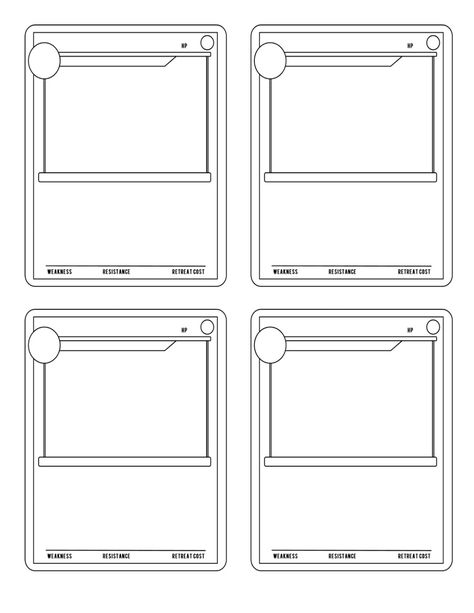 Printable Pokemon Card Template, Make Your Own Pokemon Card Template, Make Your Own Pokemon Card, Diy Pokémon Cards, Pokémon Template, Pokemon Birthday Printables, Pokemon Card Printable, Pokémon Printable, Printable Pokemon Cards