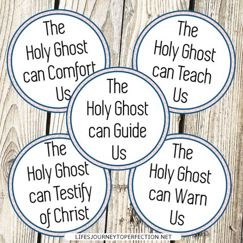 Holy Ghost Talk, Lds Object Lessons, Sharing Time Ideas, Baptism Talk, Primary Talks, Lds Talks, Primary Activity, Kids Church Lessons, Lds Primary Lessons