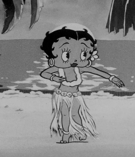 Tiki Dancer Betty Boop Betty Boop Hawaii, The Real Betty Boop, Original Betty Boop, 1930s Cartoons, Tex Avery, Betty Boop Classic, Hula Dance, Betty Boop Art, Betty Boop Cartoon