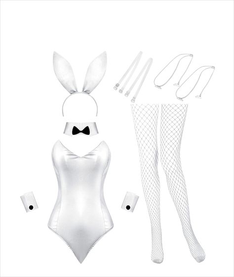 HALLOWEEN COSTUME Lingerie Christmas Bodysuit Bunny Outfit Male, Bunny Maid Outfit, Cute Bunny Outfits, Bunny Lingerie Costume, Bunny Costume Women, Halloween Bunny Costume, White Bunny Costume, 3d Outfit, Rabbit Outfit