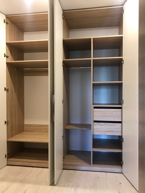 Wardrobe Inside Design Storage For Ladies, Wardrobe Inside Design Storage, Aesthetic Cabinet, Wardrobe Inside Design, Cabinet For Clothes, Wardrobe Internal Design, Wardrobe Internal, Wardrobe Inside, Almirah Design