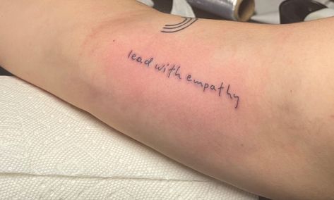 Empathetic Tattoo, Tattoo Ideas For Sensitive People, Do Unto Others Tattoo, Tattoos About Being Sensitive, Sensitive Person Tattoo, Sensitive Soul Tattoo, Highly Sensitive Person Tattoo, Tattoos For Sensitive People, Helping Others Tattoo