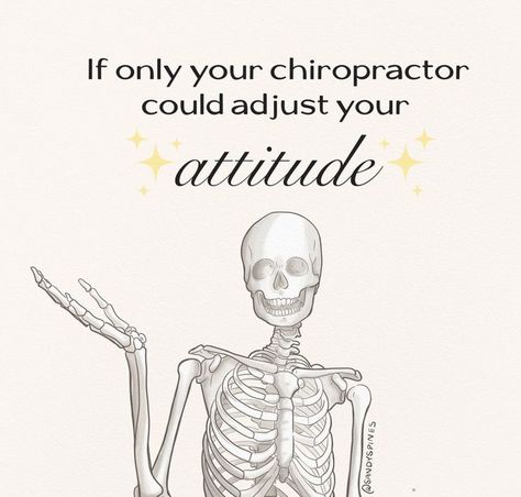 If only your chiropractor could adjust your attitude. Chiropractor Humor, Chiropractor Adjustment, Teenage Attitude, Chiropractic Humor, Chiropractic Art, Chiropractic Quotes, Chiropractic Marketing, Attitude Adjustment, Chiropractic Adjustment