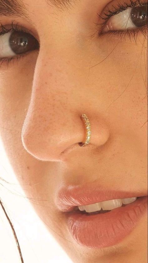 Ashlesha Thakur, Ring Nose Pin, Nose Pin Indian, Nose Ring Designs, Cute Nose Piercings, Nose Ring Jewelry, Close Up Faces, Indian Nose Ring, Gold Nose Rings