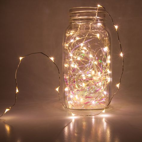 Illuminate anything, anywhere with stunning fairy lights! Create DIY centerpiece decor, shimmering bedroom lights or wrap greenery with fairy lights. These super bright LED light strings plug in or run on batteries, allowing for endless design possibilities! Moon Lights, Diy Dinner, Starry String Lights, Mini String Lights, Globe String Lights, Bulb String Lights, Novelty Lights, Led Fairy Lights, Diy And Crafts Sewing