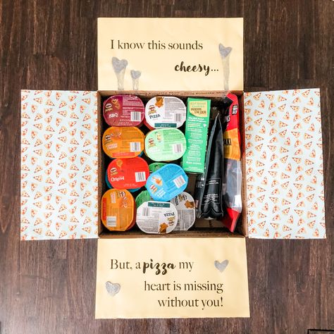 Deployment Anniversary Care Package, Deployment Box Ideas, Halfway There Deployment Care Package, Valentines Day Deployment Care Packages, Anniversary Care Package, Army Care Package, Christmas Care Package Military, Care Package Decorating, Care Package Ideas Military