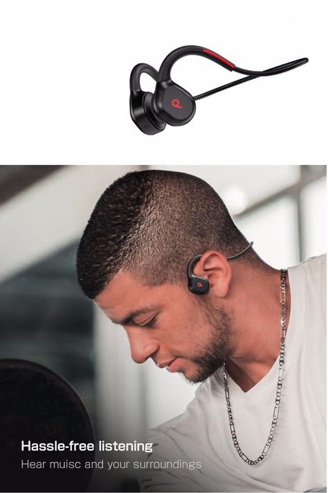 Bone Conduction Headphones, Open-Ear Bluetooth Headphones, Sport Headphones Wireless Running Headset for Workout Gym, Waterproof Bluetooth Headphones Built-in Mic Workout Headphones, Computer Desk Setup, Running Headphones, Headphones Wireless, Best Headphones, Sports Headphones, Wireless Headset, Workout Gym, Bluetooth Headphones