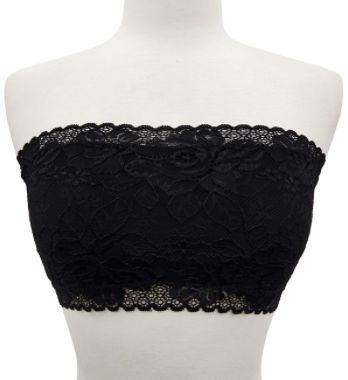 Nana Clothes, Girls Outwear, Strapless Bralette, Lace Bandeau, Black Lace Bralette, Bralette Crop Top, Fitted Blouses, Edgy Outfits, 2000s Fashion