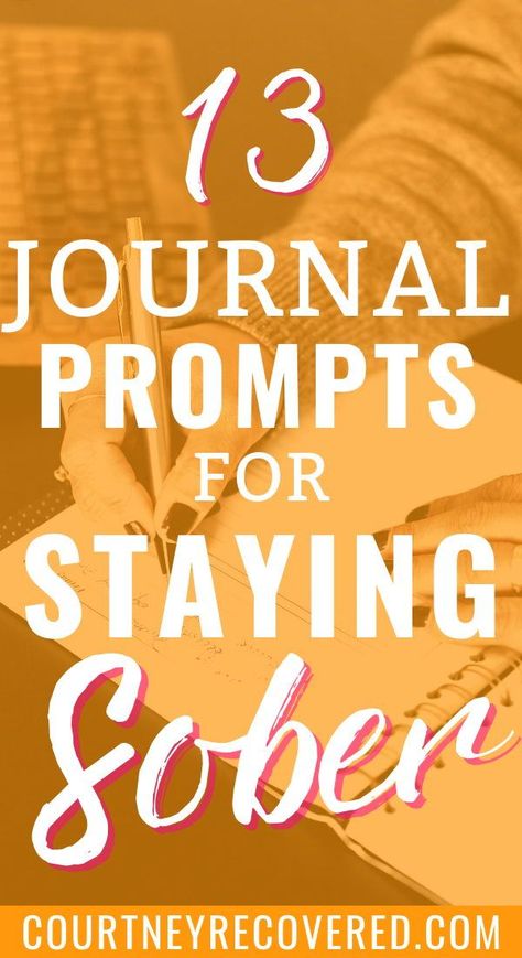 Journal prompts for recovery and sobriety | 13 journaling ideas for early sobriety. What to journal about when you quit drinking to stay sober Journal Prompts For Alcoholics, Soberity Journal Prompts, Alcohol Journal Prompts, Journal Prompts For Addicts, Journal Prompts For Recovery, Recovery Journaling Prompts, Recovery Topics, What To Journal About, What To Journal